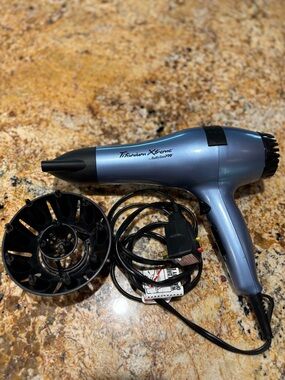 BaBylissPRO Titanium Xtreme Metallic Blue Hair Dryer with Diffuser